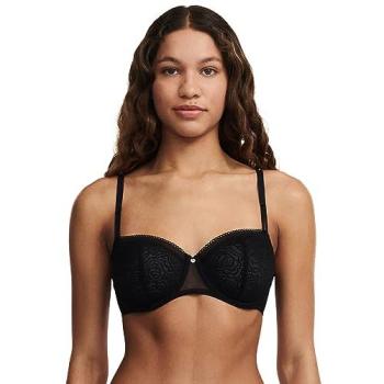 C Jolie Black Bra (Half Cup, 34F)