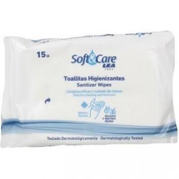Lea soft&care toallitas higienicas piel sensible 15un