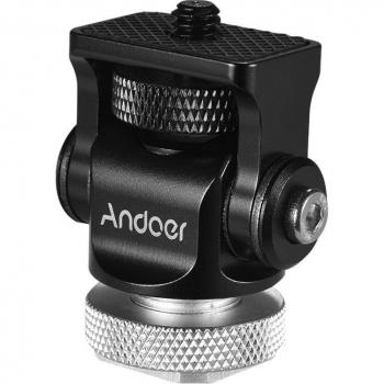 Andoer 180° Rotating Ball Head for Tripods