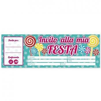 Inviti Festa Big Party 62020 Multicolore