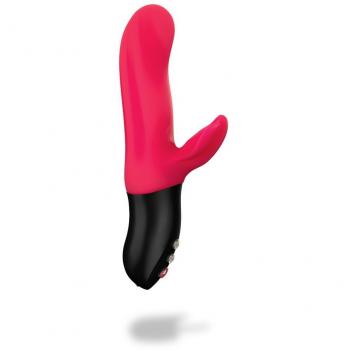 Fun Factory Bi Stronic Fusion Dual Pulsator Vibrator with Clitoral Stimulator Red 21 cm