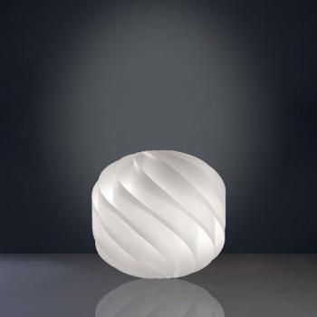 Lámpara Blanca de Mesa 15x14h Linea Zero