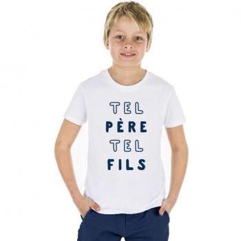 Tricou Copii FATHER SON 2 MPT 2 ans alb