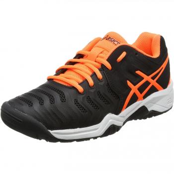 Asics Gel-Resolution 7 Gs, Scarpe da Tennis Unisex, 32.5 EU, Nero