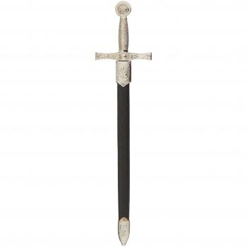 Black Synthetic Sheathed Denix Excalibur Letter Opener