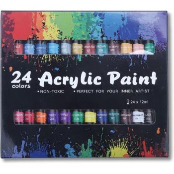 Acryl Malen für Einsteiger 24 Farben 12ml
