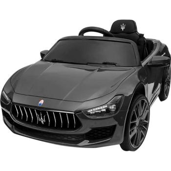 Auto elettrica per bambini Maserati Ghibli LT880 con mp3, LED e telecomando 12V nero