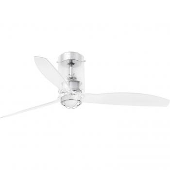 Ventilatore da soffitto trasparente con motore DC e LED, 3000K