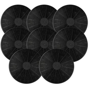 Vhbw 8× Carbon Filter Set for Sogedis 35419 & 35973 Hood – 17.5 cm