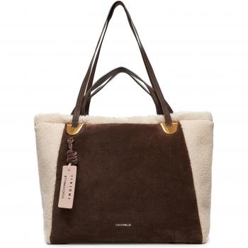 Coccinelle R2F Braun‑Orange Handtasche für Damen