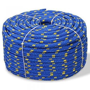 Cuerda Marina 12mm 50m Polipropileno Azul