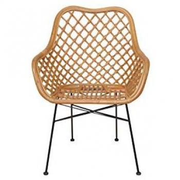 Armlehnstuhl Doris aus Rattan