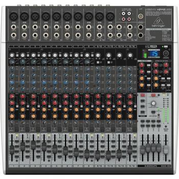 Behringer XENYX X2442USB Mischpult mit 16 Kanälen, Effekten und USB-Anschluss
