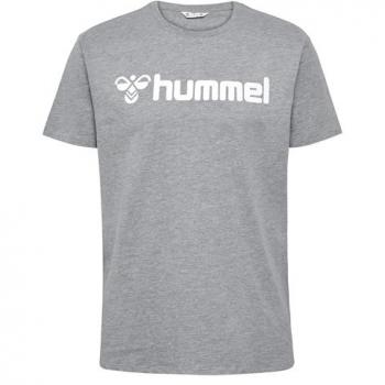 Hummel Camiseta 'Go 2.0' gris moteado / blanco
