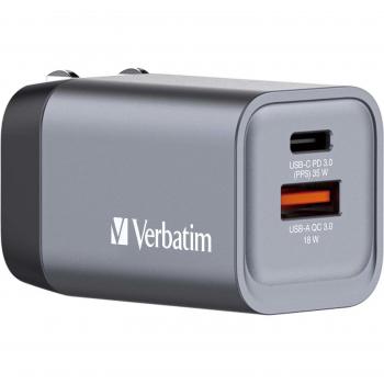 GaN-Ladegerät 35W, Dual-Port USB-A und USB-C