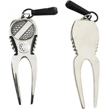 Golf Heugabel mit integriertem Ballmarker