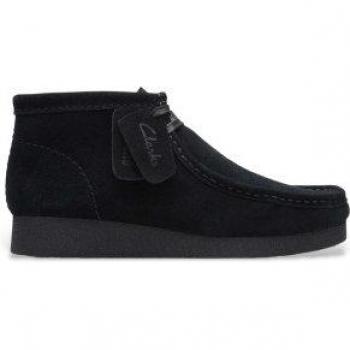 Clarks Wallabee Botines de Cuero Negro 39