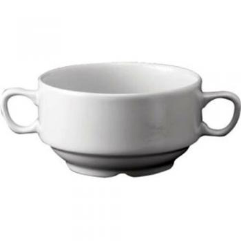 Churchill Vitrified Suppentasse mit Griff, 11,5 cm, Weiß
