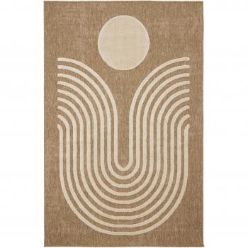 Tapis Blanc Jute Motif Relief