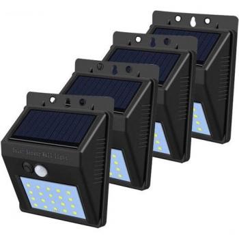 Faro Solar LED para Exterior con Sensor PIR
