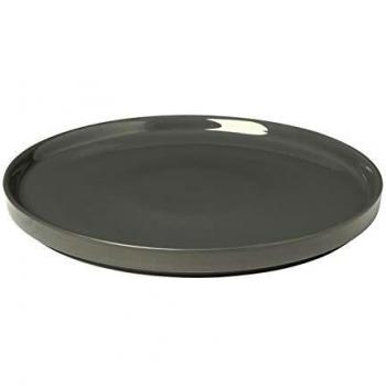 Assiette Pilar Ø 20 cm finition étain