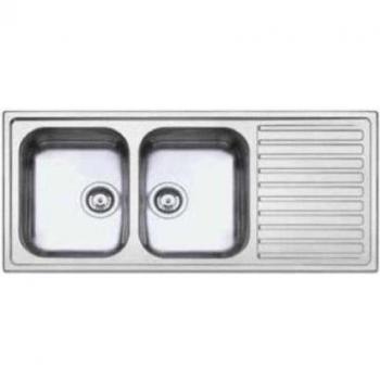 Apell AV1162ILBC Lavello 2 vasche con gocciolatoio sinistro in acciaio inox