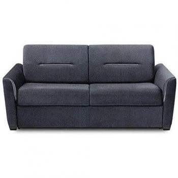 Canapé Convertible Express 120cm Velours Bleu Navy