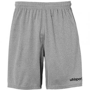 Uhlsport Shorts de juego sin forro, color gris oscuro con negro, tamaño 140, modelo Center Basic