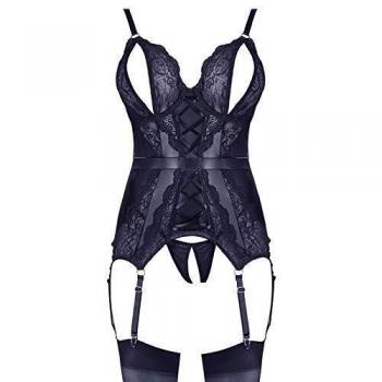 Veste Noire à Jarretelles – Cottelli Bustier