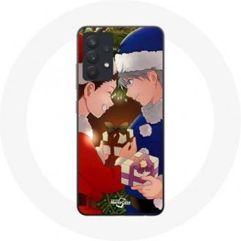 Samsung Galaxy A13 5G Beschermhoes Hunter x Hunter Gon Freecss en Killua Zoldyck Kerst Anime