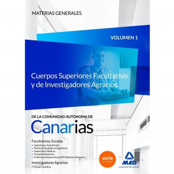 Cuerpos Superiores Facultativo y de Investigadores Agrarios de la Comunidad Autónoma de Canarias.: 1