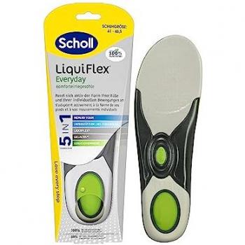 Scholl L‑Größe LiquiFlex Everyday – Extra‑Polster‑Einlegesohle