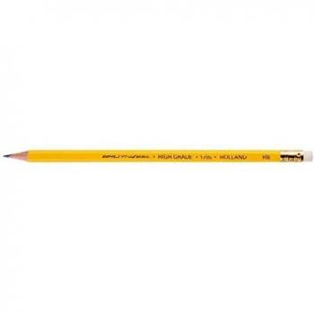 Crayon Graphite Bruynzeel HB Jaune Noir