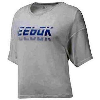 Reebok Camiseta Layer Piece, Mujer, Blanco, S
