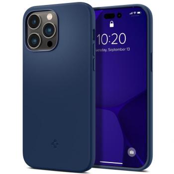 Copertura Spigen Silicone Fit MagSafe Blu Navy iPhone 14 Pro Max