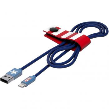 Tribe Marvel Cavo USB Lightning (120 cm) per Trasmissione Dati e Ricarica per Apple iPhone Certificato Mfi