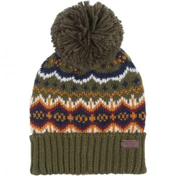 Beanie Barbour con motivo Fair Isle