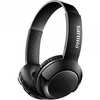 Philips SHB3075BK/00 Black On-Ear Headphones with Powerful Bass