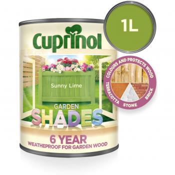 Cuprinol Garden Shades Exterior Paint Sunny Lime 1L