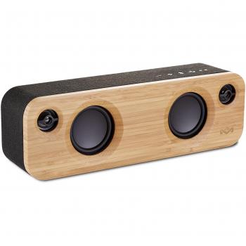 Marley Get Together Mini Black: Altavoz Portátil con Batería de 10h y Materiales Sostenibles