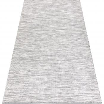 Tappeto Grigio e Argento 78x150 cm