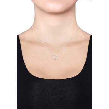 Collier Émeraude Argent 925 Pendentif Cœur