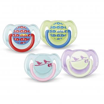 Tettarelle Philips AVENT SCF172/22 per Neonati 6-18 Mesi, 2 Unità, Senza BPA, Colore Mix