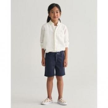 Short enfant unisexe en coton marine 820003