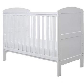 Ickle Bubba Coleby Minimalist Cot Bed in White