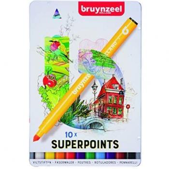 Confezione 10 Penne Rotonde Bruynzeel