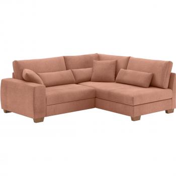 Ecksofa L‑Form “Helena” MR. COUCH – Taschenfederkern, 140 kg Tragfähigkeit, wahlweise als Schlafbett