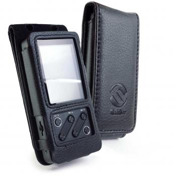 Tuff‑Luv Ledercase FiiO X3, Gürtelclip, Displayschutzfolie – schwarz