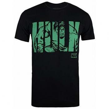 Unisex Hulk Iconic Text T‑Shirt – Black, XL