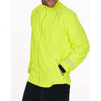 ENDURANCE Laufjacke Earlington, Herren, gelb, Größe XXXL, mit großen reflektierenden Elementen